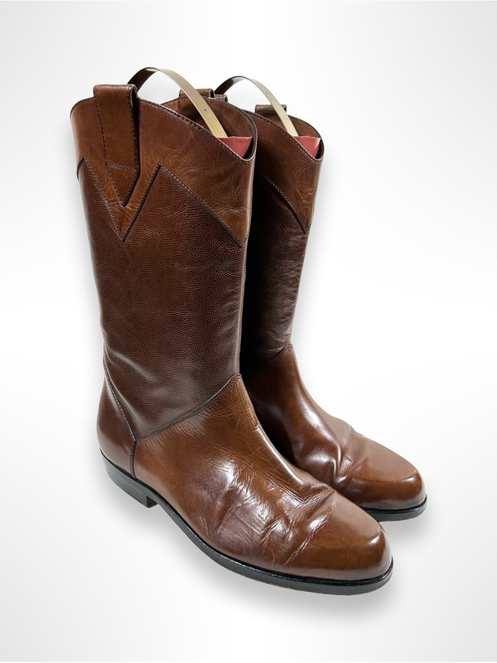 LORENZO BANFI x CARANO vintage 80s spaghetti western boots